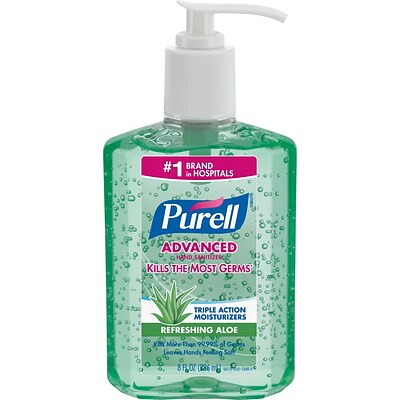 Purell® Instant Hand Sanitizer with Aloe, 8 oz.