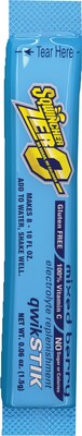 Sqwincher® Lite 10 oz Yield Powder Concentrate Sugar Free Energy Drink, 0.6 oz Stik, Mixed Berry, 500/Carton