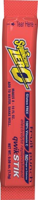 Sqwincher® Lite 10 oz Yield Powder Concentrate Sugar Free Energy Drink, 0.6 oz Stik, Fruit Punch, 500/Carton
