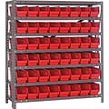 Quantum Storage Systems 18 x 36 x 39 Shelf Bins Unit, Red (1839-103-R)