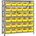 Quantum Storage Systems 18 x 36 x 39 Shelf Bins Unit, Yellow (1839-104-Y)