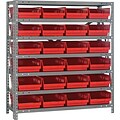 Quantum Storage Systems 18 x 36 x 39 Shelf Bins Unit, Red (1839-108-R)