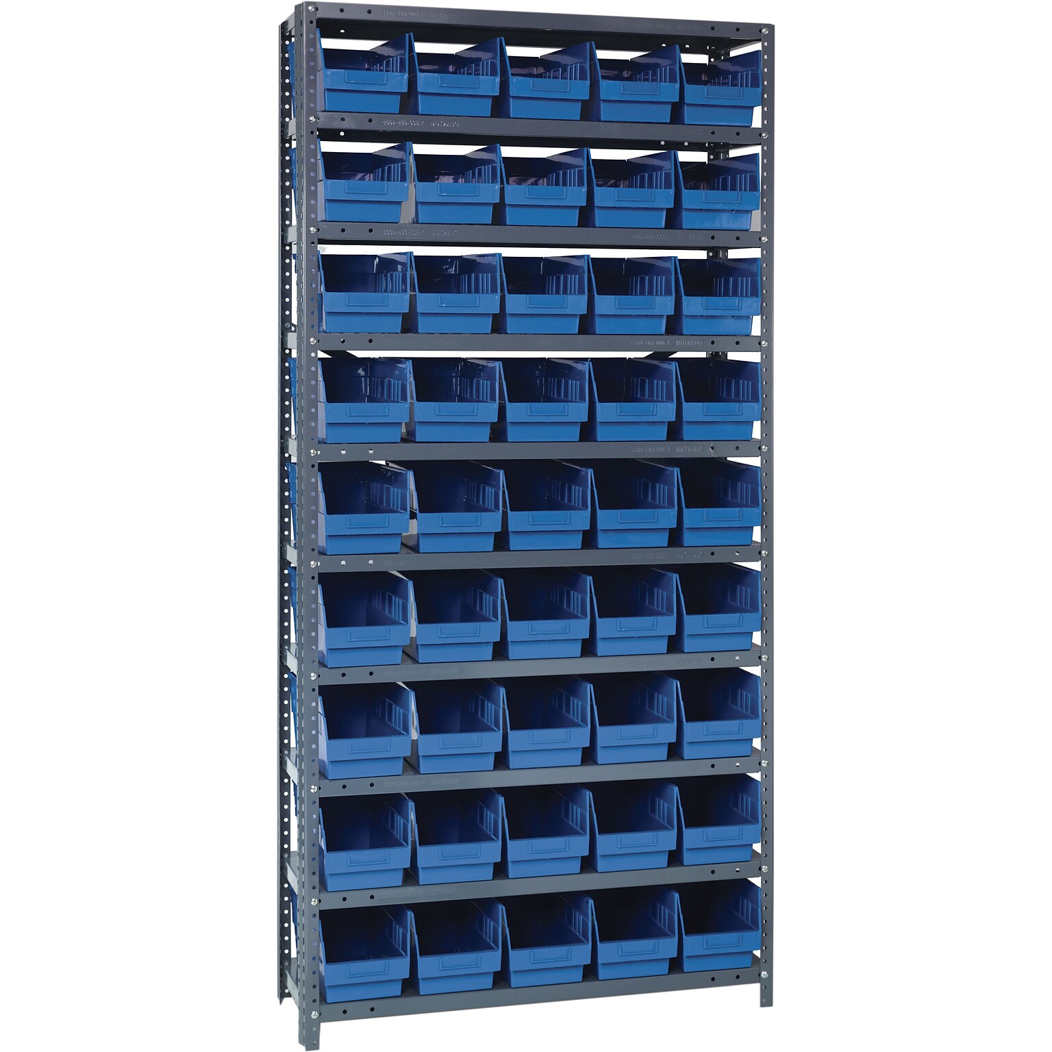 Quantum Storage Systems Shelf Bin Unit 18 x 36 x 75, Black, 60/Carton (1875-104-Bk)
