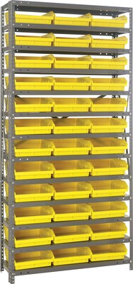 Quantum Storage Systems 18 x 36 x 75 Shelf Bin Unit, Yellow (1875-110-Y)