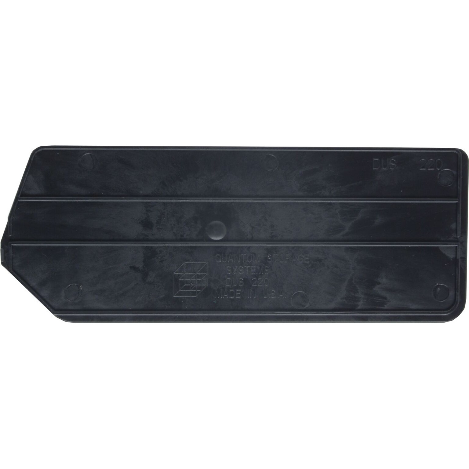 Quantum Storage Systems Conductive Ultra Series Dividers, Black, 6/Carton (DUS220CO)