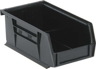 Quantum Storage Systems Conductive Ultra Series Stand and Hang Bin 7-3/8 x 4-1/8 x 3, 24/Ct (Qus220c0)
