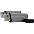 Centon MP Essentials USB 2.0 64GB Datastick Pro, Grey, 2 Pack