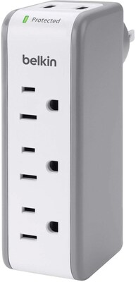 Belkin 3 Outlet Surge Protector, 918 Joules (BST300BG)