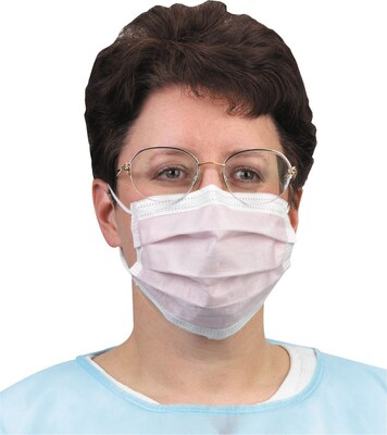 Crosstex® Protective Masks,  Isolite®, Earloop, Pink