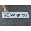 ACCUFORM SIGNS® Parking Lot Stencil, NO PARKING, 8 Letters, Plastic, Each