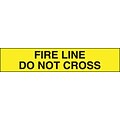 Accuform Plastic Barricade/Perimeter Tape, FIRE LINE DO NOT CROSS, 3 x 1000-ft (MPT137)