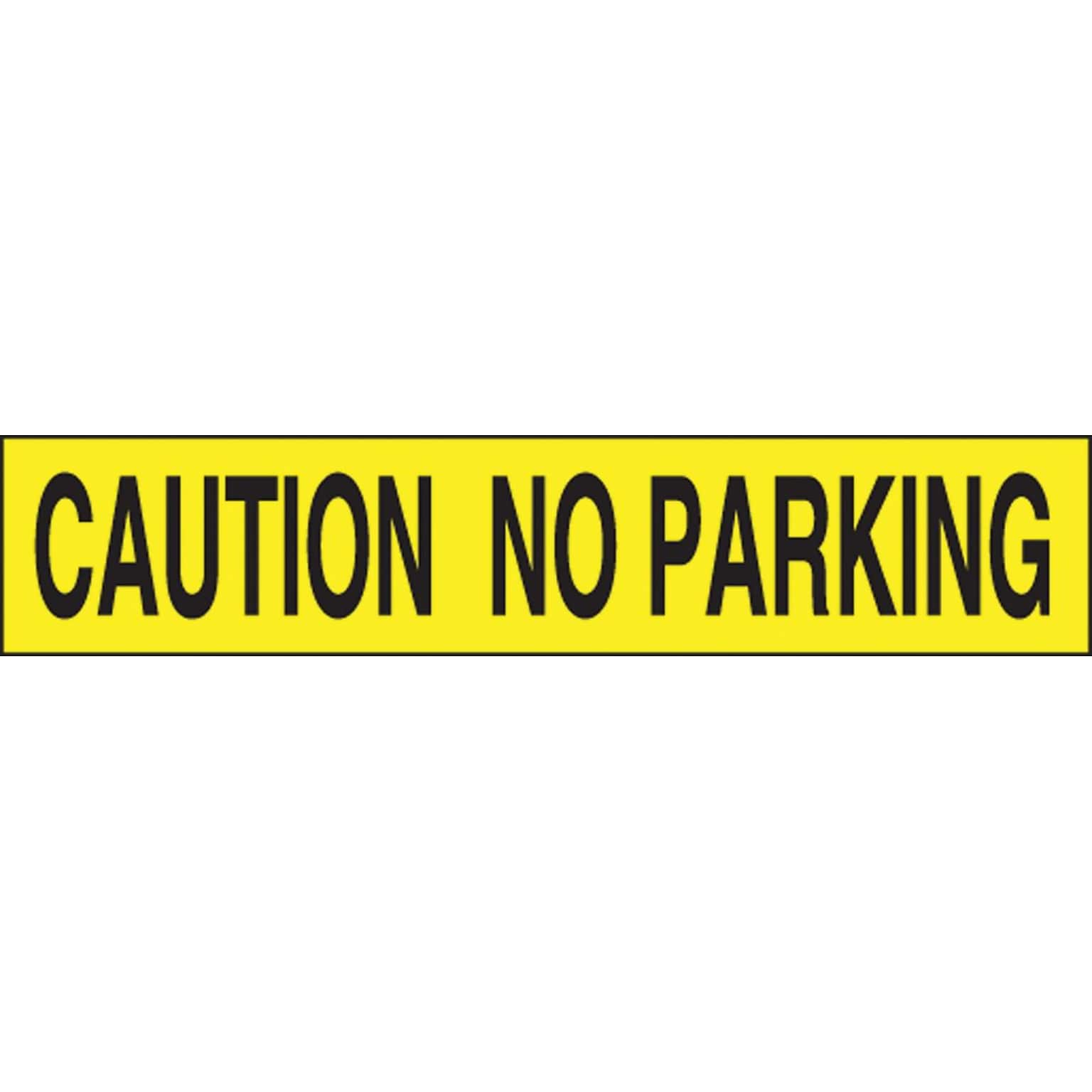 ACCUFORM SIGNS® Plastic Barricade/Perimeter Tape, CAUTION NO PARKING, 3 x 1000-ft, Roll