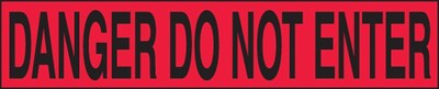 ACCUFORM SIGNS® Plastic Barricade/Perimeter Tape, DANGER DO NOT ENTER, 3 x 1000-ft, Roll
