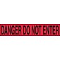 ACCUFORM SIGNS® Plastic Barricade/Perimeter Tape, DANGER DO NOT ENTER, 3" x 1000-ft, Roll