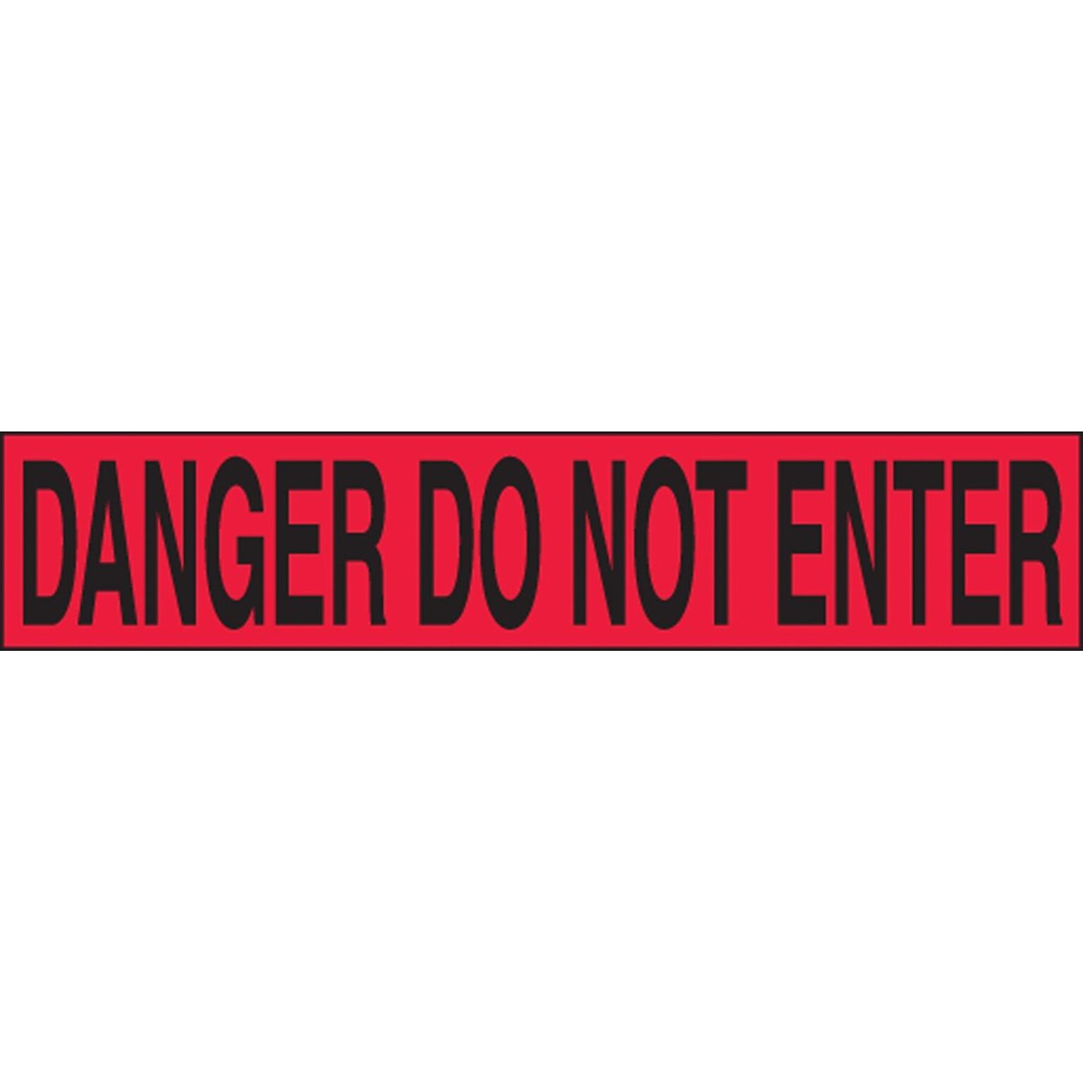 ACCUFORM SIGNS® Plastic Barricade/Perimeter Tape, DANGER DO NOT ENTER, 3 x 1000-ft, Roll
