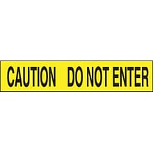 ACCUFORM SIGNS® Plastic Barricade/Perimeter Tape, CAUTION DO NOT ENTER, 3 x 1000-ft, Roll