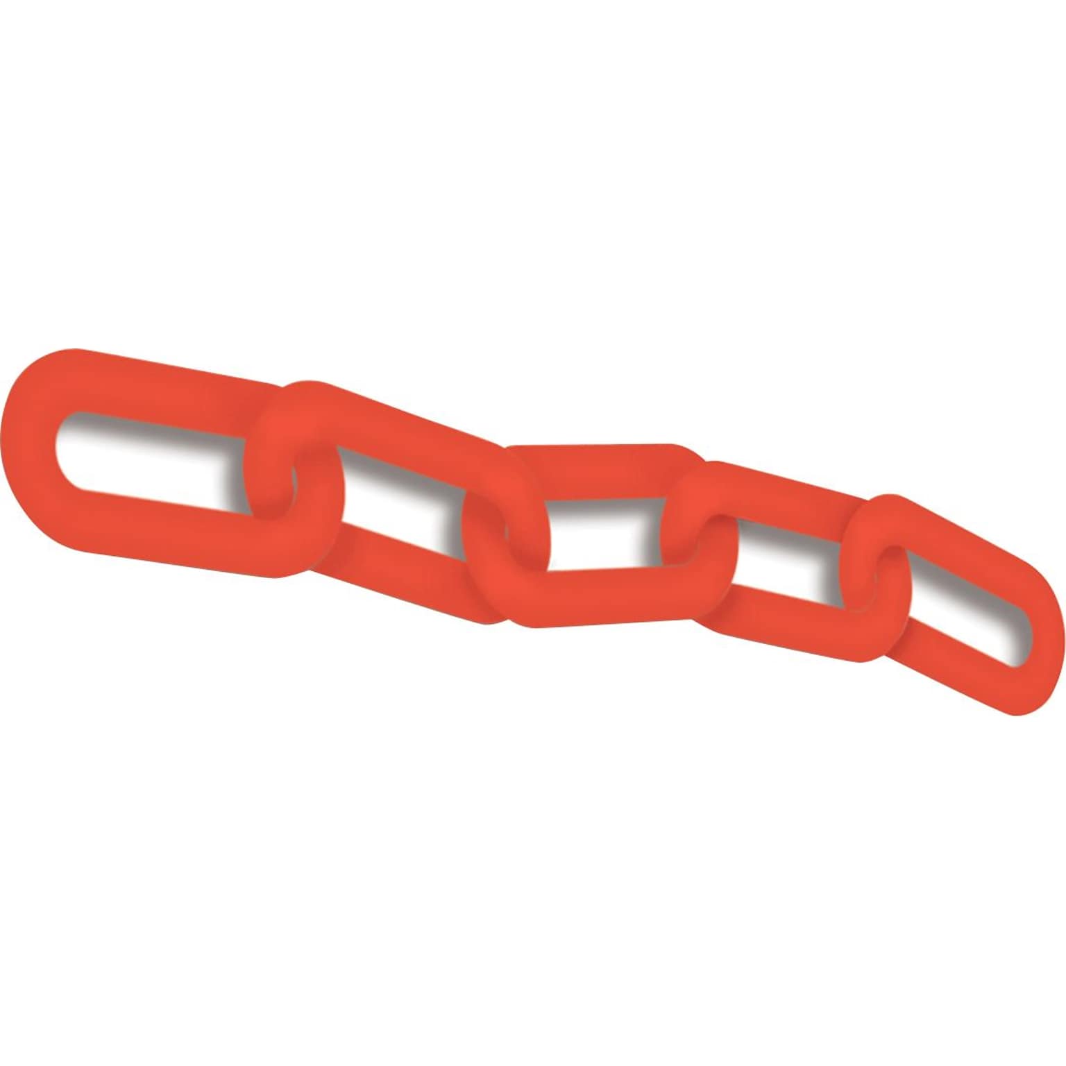 Accuform Plastic Chain for Use with BLOCKADE Stanchion Posts, 100, Red (PRC211RD)