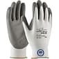 PIP Great White Dyneema Diamond/Lycra 3GX™ Cut-Resistant Polyurethane Coated Gloves, Medium, White/Gray (19-D322/M)