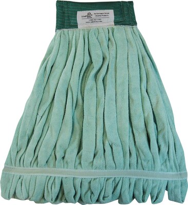ODell MWTLG Microfiber Tube Mop, Green, Large, 5, 12/CT