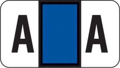 Medical Arts Press® Jeter® 2500 Compatible Alpha Binder Sheet Labels; A