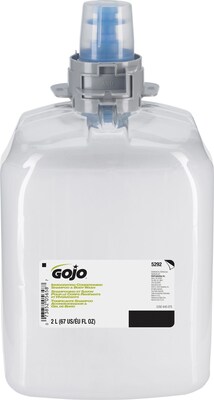 GOJO Invigorating Conditioning Shampoo and Body Wash, Citrus Ginger Scent, 2000 mL Refill for FMX-20, 2/Carton (5292-02)