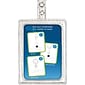 Cosco MyID Silver ID Badge Holder for Key Cards and ID Cards, Gray/Silver (075004)