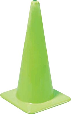 Cortina Traffic Cone 18, PVC, Lime W/Black Base