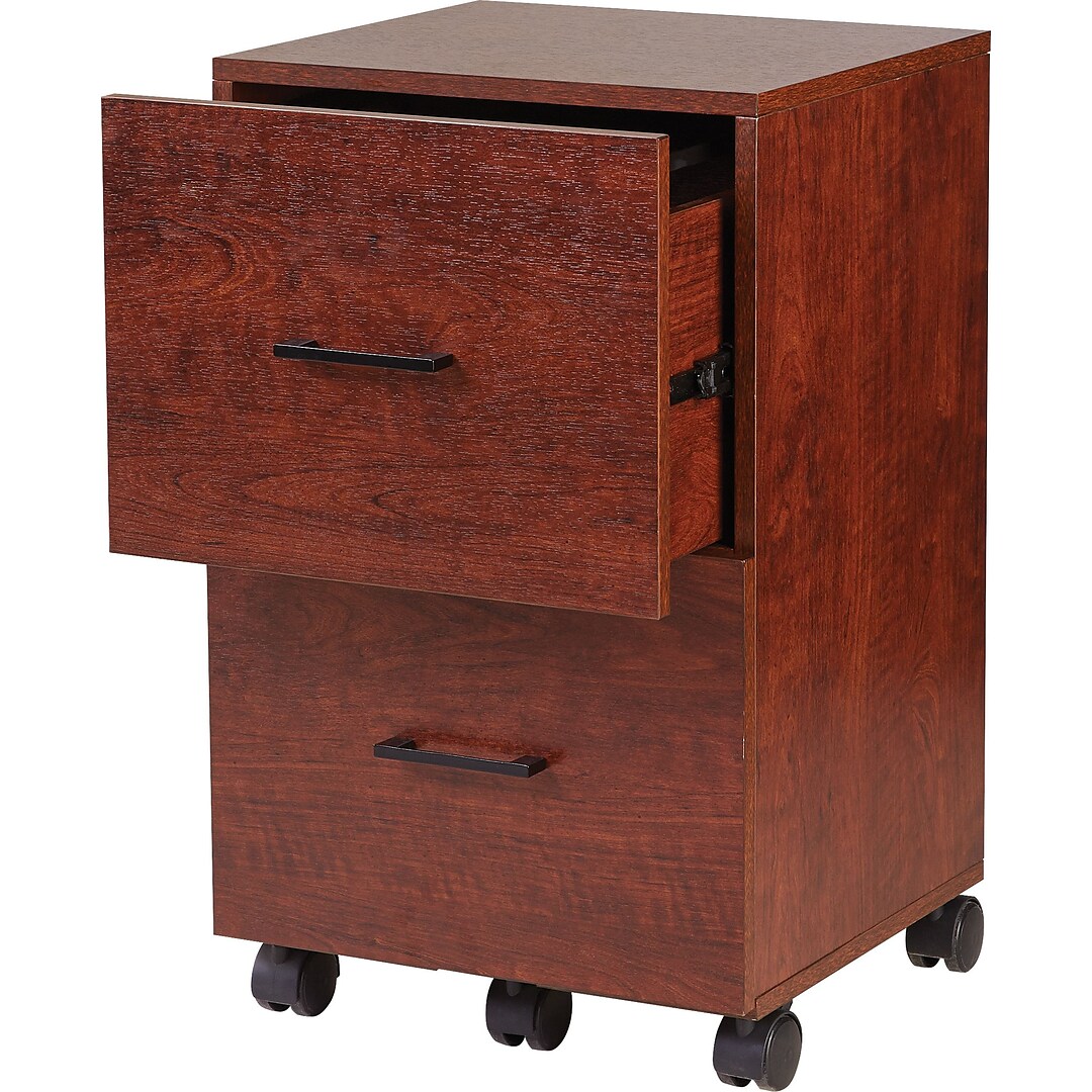 Quill Brand Axis 2 Drawer Vertical File Cabinet Mobile Pedestal