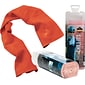 Ergodyne Chill-Its Cooling Towel, Orange, One Size, 6/Carton (12441)