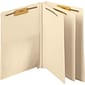 Medical Arts Press® End-Tab Manila Classification Folders; 2 Divider With Poly Pocket