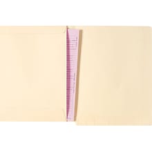 Medical Arts Press® Heavy-Duty End-Tab Folders with Full Front Pocket; No Fasteners, Letter Size, 50