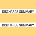 Medical Arts Press® Large Chart Divider Tabs; Discharge Summary, Tan