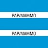 Medical Arts Press® Large Chart Divider Tabs; Pap/Mammo, Lt. Blue