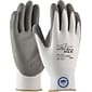 PIP Great White Dyneema Diamond/Lycra 3GX™ Cut-Resistant Polyurethane Coated Gloves, X-Large, White/Gray (19-D322/XL)