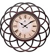 Infinity Instruments Seville Traditional 18" Dark Walnut Wall Clock