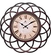 Infinity Instruments Seville Traditional 18" Dark Walnut Wall Clock