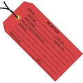 Staples - 4 3/4 x 2 3/8 - Rejected Inspection Tag - Pre-Strung, 1000/Case