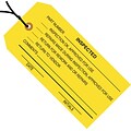 Staples - 4 3/4 x 2 3/8 - Inspected Inspection Tag - Pre-Strung, 1000/Case