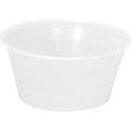 Boardwalk Plastic Souffle/Portion Cups; Translucent, 3-1/4-oz., 2400/Case