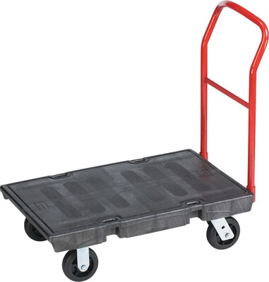 Rubbermaid Metal Serving Cart, Black (FG440300BLA)