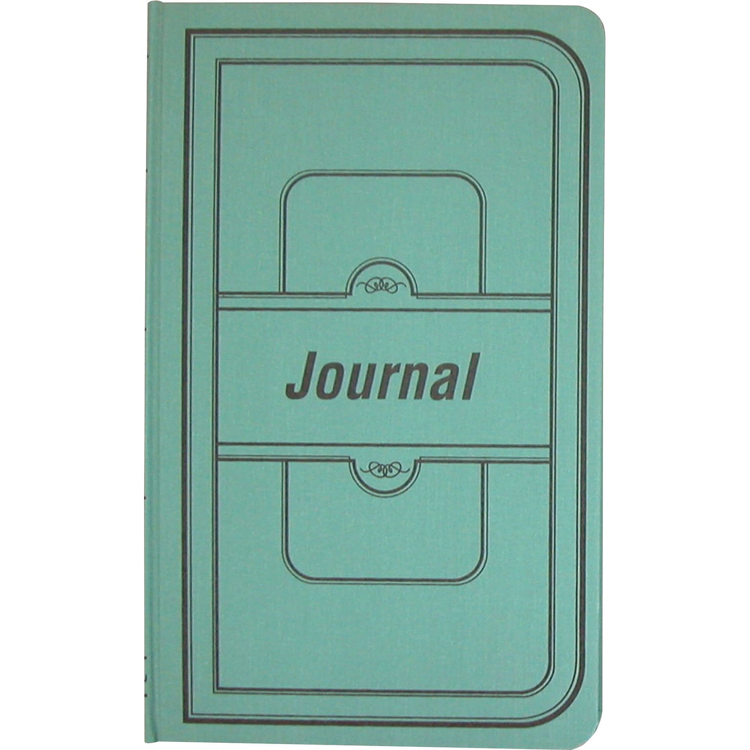 National Canvas Tuff Series Accounting Journal, 12.13 x 7.63, Green, 250 Sheets/Book (A66500J)