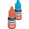 Accu-Stamp® Ink Refill, Pre-Inked, Red & Blue, 2/bottles, .35 oz each (032958)