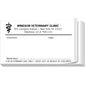 Imprinted Veterinary Dispensing Labels; For Veterinary Use, White, 3-1/2x1-15/16, 1000 Labels