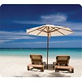 Fellowes® Recycled Optical Mouse Pad; Beach Chairs