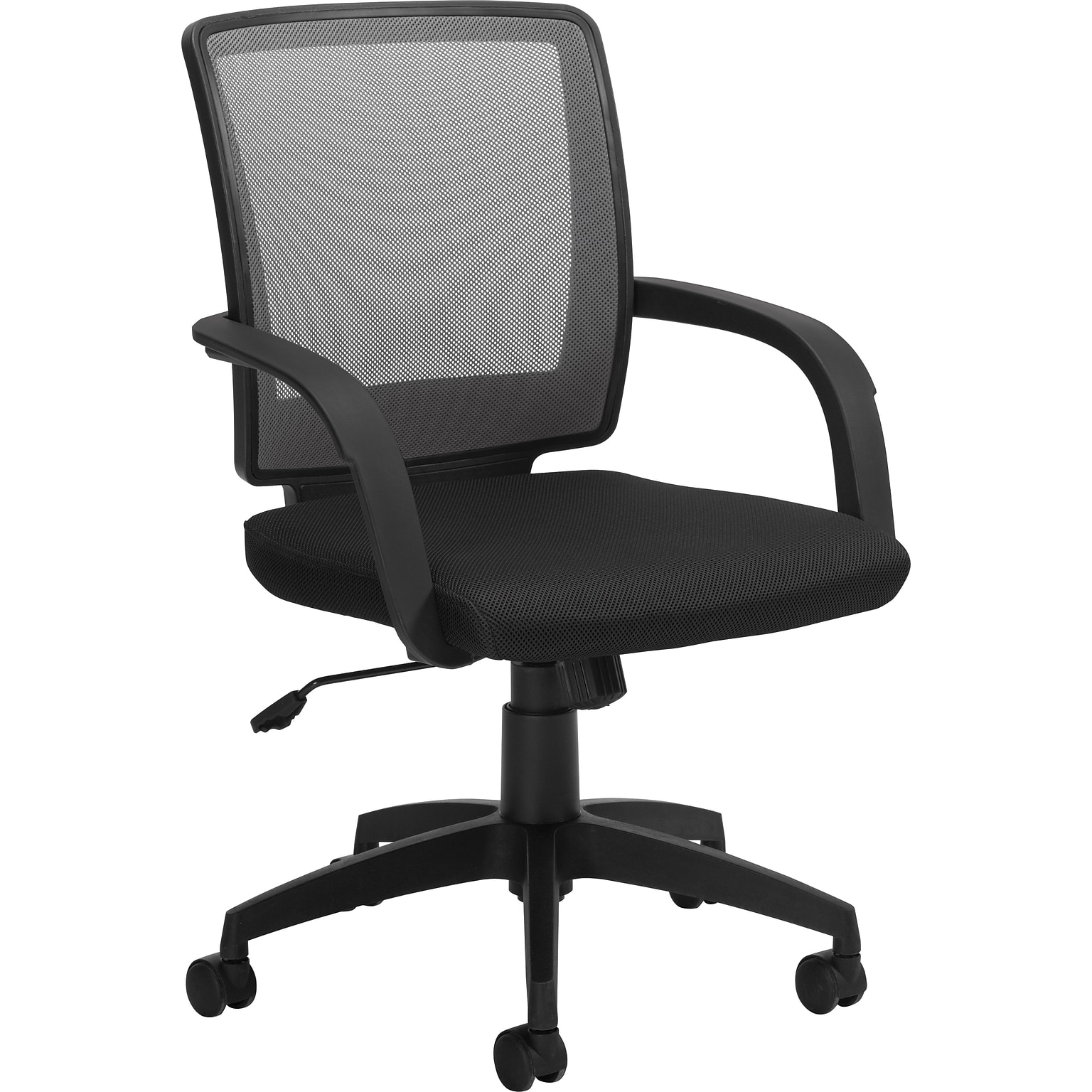 Offices To Go Managers Chair, Mesh, Gray/Black, Seat: 18 1/2Wx17 1/2D, Back: 18 1/2Hx17 1/2W