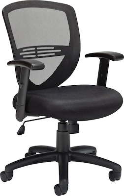 Mgrs Chair; Mesh, Blk, Seat: 20x17.5
