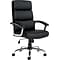 Exec Chair; Luxhide Upholstery, Blk, 21x18