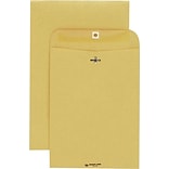 Quality Park Clasp Envelopes, 10 x 13, Kraft, 100/Box, 5/Carton (37797CT)