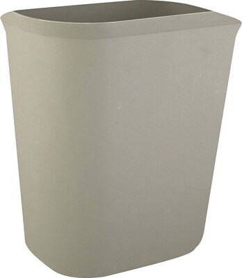 Rubbermaid® Fire-Resistant Wastebaskets, Gray, 14 Qt.