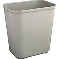 Rubbermaid Fire-Resistant Wastebasket Trash Can, Gray, 7 Gallons